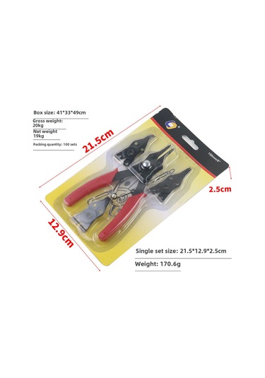 Reedark 4'lü Çift Taraflı Kanca Aracı Seti - 90 /45 Açı Değiştirilebilir, İç/dış Kayış Tırpanı, Hafif Ve Taşınabilir Tamir Gereci