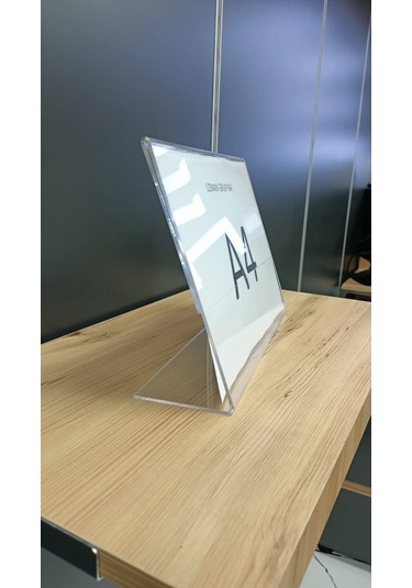 Uzmangrupraf Uzman Grup Raf A4 Pleksi Fiyat Etiketliği - 3'Lü Paket - L Tipi