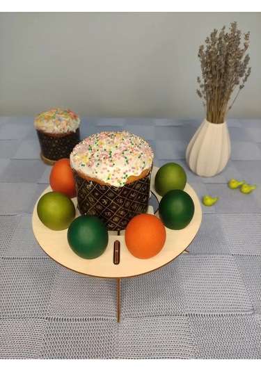 Woodiks Paskalya Yumurtaları Ve Paskalya Çöreği Standı 152009295 Bej