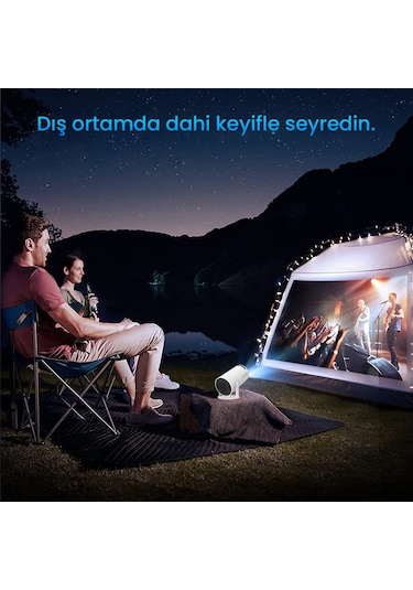 Npo NP315Plus 4K Android11 BT 5.0 200 Ansı Lümen Taşınabilir Akıllı Led Projeksiyon