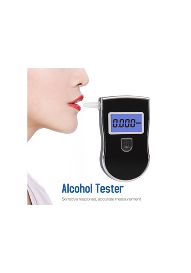 Neevoyu El Tipi Solunum Alkol Testeri, Mavi Işık Ekranlı, 3 Ölçüm Birimi Dönüştürülebilir, Taşınabilir At-818