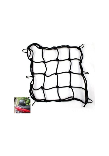 Suofeng Siyah 40x40 Cm Araç Çanta Ağı - Araba, Motosiklet, Bisiklet İçin Depolama Ağı