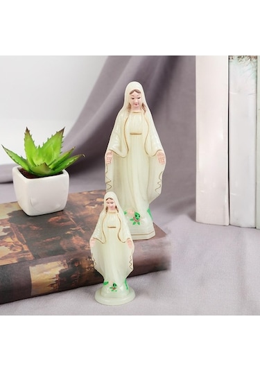 Opulentliving Suntek Kutsal Meryem Heykelcik, 10cm, Karakter Dekorasyonu, Ev Ve Ofis İçin, Mükemmel Hediye 10cm