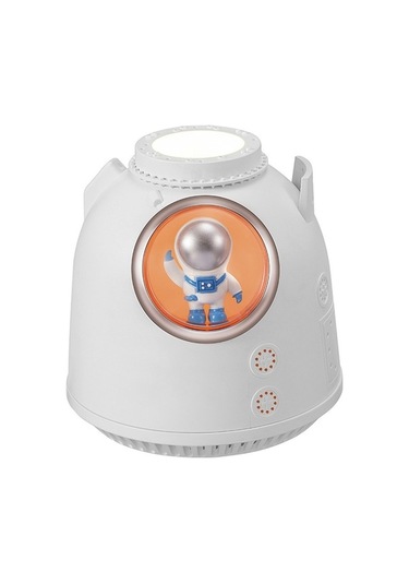 Rogfer Enjoyplus Sx-e338 Usb Mini Dönüş Kabin Nemlendirici Masaüstü Hava Hidrasyon Gece Lambası Beyaz - Beyaz