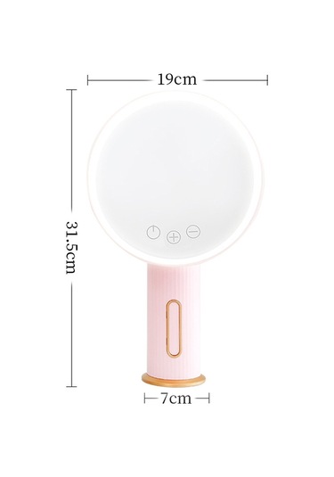 Sones Akıllı Led Masaüstü Makyaj Aynası Dolgu Işığı, Beyaz Işık Pembe