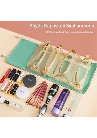 Trendooze Taşınabilir Seyahat Saklama İşlevli Çok Çıkarılabilir Çantası-haki Arada 4'ü 1 Mr Haki