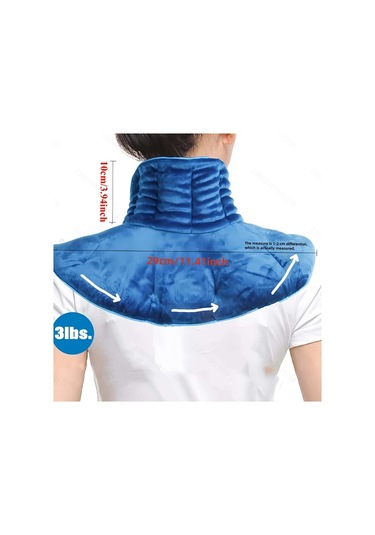 Willowhaven Boyun Isıtma Pedi Mikrodalga Ofis İçin Mavi 1 Adet Mavi