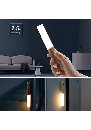 Youtek Akıllı Sensörlü Evcil Gece Lambası, Manyetik Tutma Tabanlı, 4m Algılama Mesafesi, 2700-3000k Sıcak Işık, Koridor Ve Ev Ortamı İçin Çok Renkli