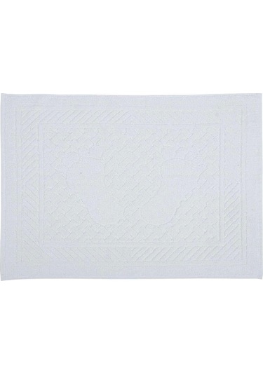 Mira Home Ayak İzli Banyo Havlusu 100 Pamuk Yumuşak Ayak Havlusu 50x70 Cm Yeşil