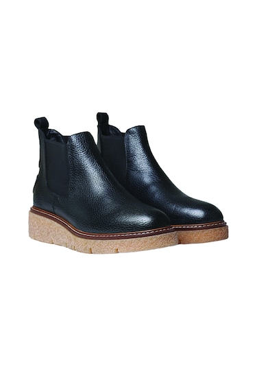 Negro Bot Kadın Nantes-po Toni Pons Leather Ankle Boot Wıth Sıde Elastıcs Siyah