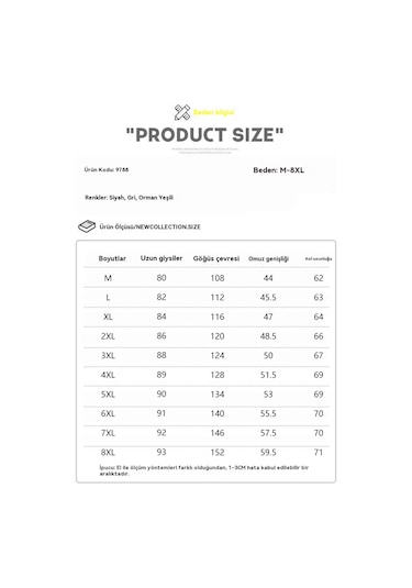 Erkek Kışlık Büyük Beden Sıcak Pamuklu Mont Siyah