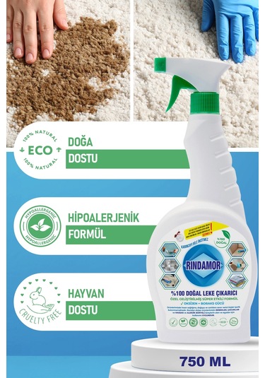 Rindamor %100 Doğal Bitkisel Leke Çıkarıcı 750 ML