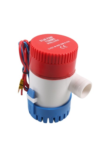 12v-1100gph Tekne / Rv Siyah Drenaj Borulu Sintine Karter Su Pompası