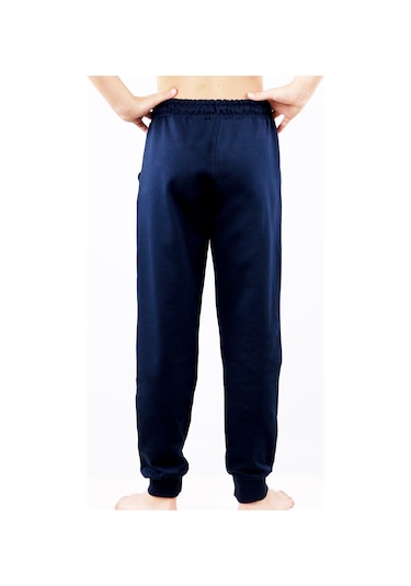 Çocuk Unisex Okul Eşofman Altı Ribanalı C8 Lacivert