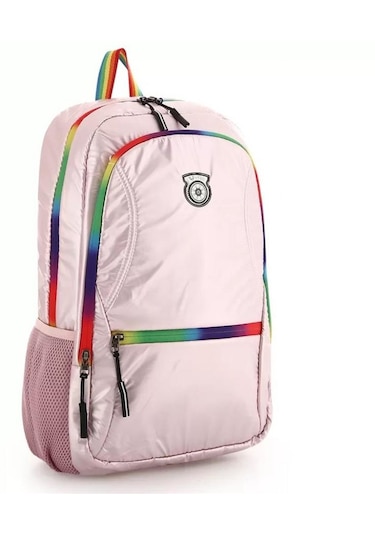 Young 51516 Okul Sırt Çantası Pembe Çok Renkli