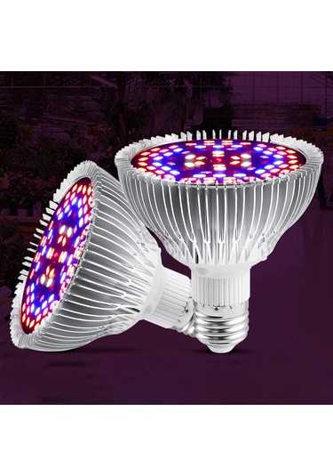 Yaozixa 78 Led Tam Spektrum Bitki Işığı, E27/e14 Alyuminyum Soğutma, Çiçek Ve Sukulent Geliştirme, Yıllık İç Mekan Aydınlatması Diğer