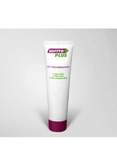 Softto Plus 3 in 1 Vücut Bakım Kremi 50 ML
