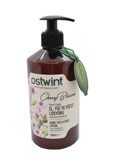 Ostwint Kiraz Çiçeği Özlü El Yüz ve Vücut Losyonu 500 ML