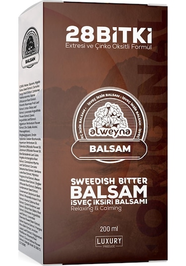 Alweyna İsveç Şurubu Balsam 200 ML