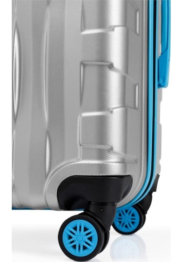 Büyük Boy Valiz 4x2 Teker Gri 1167 Gri