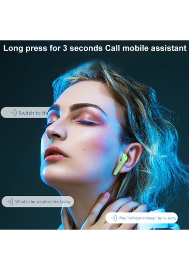 Folinda Inpods 12 Tws Bluetooth 5.0 Kulaklık, Ipx4 Su Geçirmez, Dokunmatik Kontrol, 300mah Şarj Kutusu, Stereo Ses, Pembe