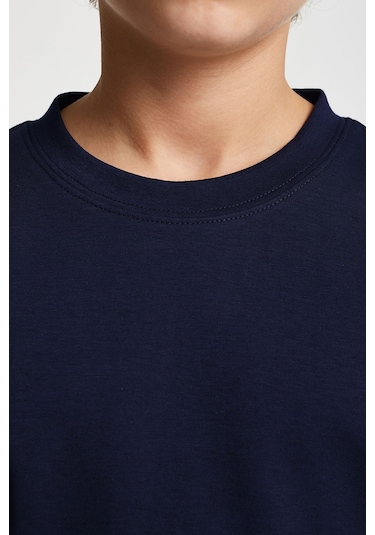 Lescon Çocuk Uzun Kol T-shirt 25s-3261-25n Lacivert