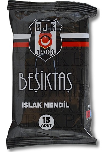 Beşiktaş Islak Cep Mendili 15 Yaprak 609024 1 Adet Tekli