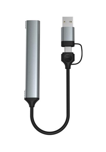 Valkyrie Macbook Uyumlu Type-C & USB Çiftli 4port USB 3.0 Splitter 5 Gbps Çevirici Hub Adaptör