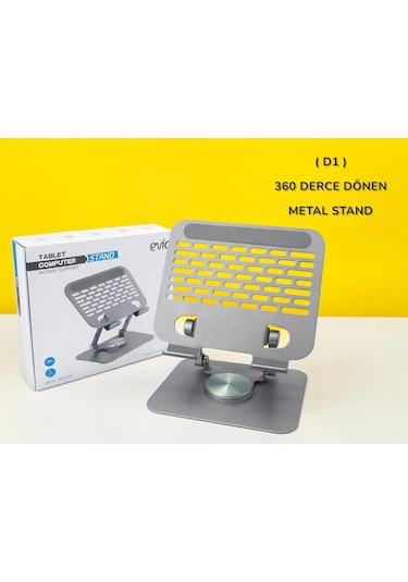 Eima 360 Döner Metal Tablet Tutacağı Ayarlanabilir Masaüstü Tablet Standı