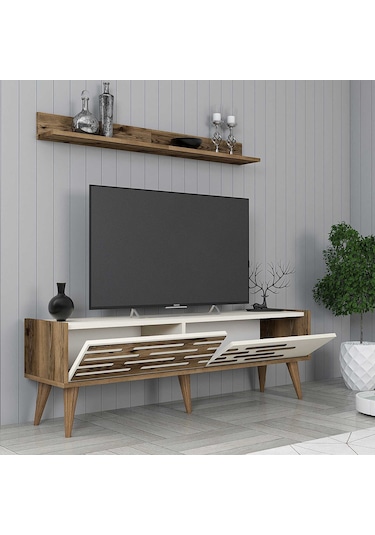 Variant Valensiya 140cm Tv Ünitesi - Ceviz / Krem