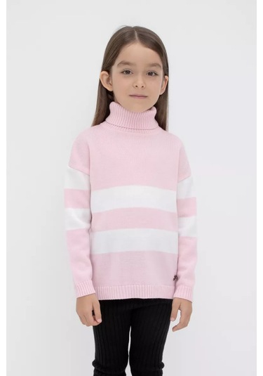 Crockıd Yüksek Yakalı Örgü Kazak 239854274 Pembe
