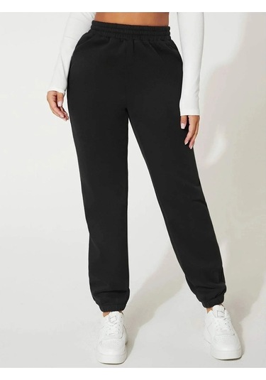Oversize Unisex Eşofman SiYAH