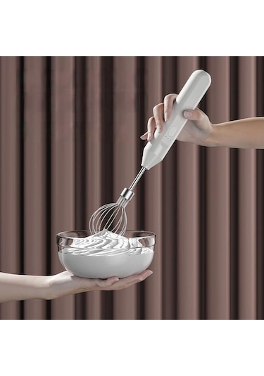 Soulader Ev Tipi Profesyonel Mutfak Mikseri Mini El Tipi Çırpma Makinesi Yumurta Yoğurma Aleti Pembe
