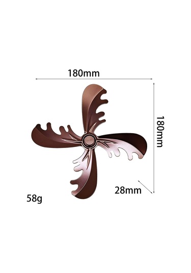 Suntek Şömine Vantilatör Pervanesi 18cm Vidalı Odun Yanan