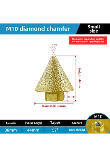 Reedark Cunxing M10 Elmas Materyal Taş Mermer Kiremit Delici, Köşe Taslaklama Ve Açma İşlevi, Keskin Ve Dayanıklı, Φ38mm