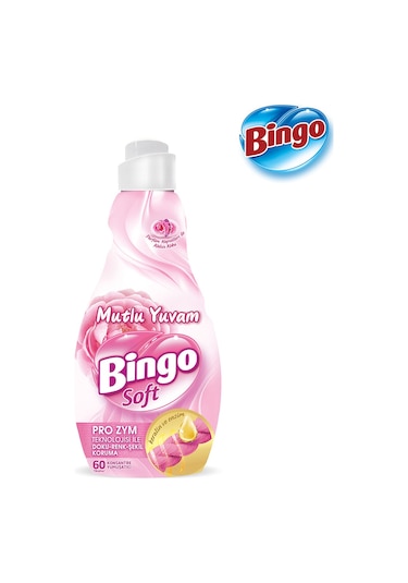 Bingo Soft Mutlu Yuvam Konsantre Çamaşır Yumuşatıcısı 6 x 1440 ML