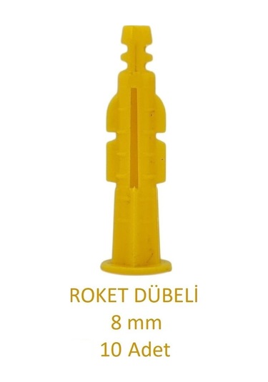 Roket Dübeli 08mm 10 Adet