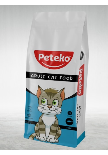 Yetişkin Kedi Kuru Maması Balıklı 15 Kg
