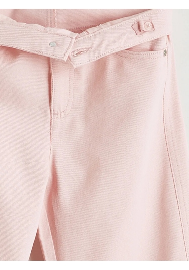 Lc Waikiki Pembe Wideleg Kız Çocuk Pantolon