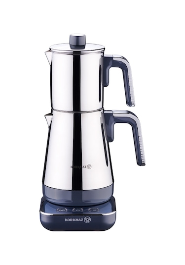 Korkmaz Moderna Elektrikli Çaydanlık Grikrom