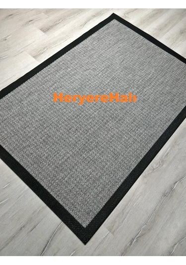 Foneks Halı Loris Yeni Nesil Yumuşak Sisal Halı L106sıyah-120x180