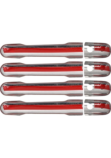 Volkswagen Volt Uyumlu 1998-2005 Krom Kapı Kolu 4 Kapı Paslanmaz Çelik