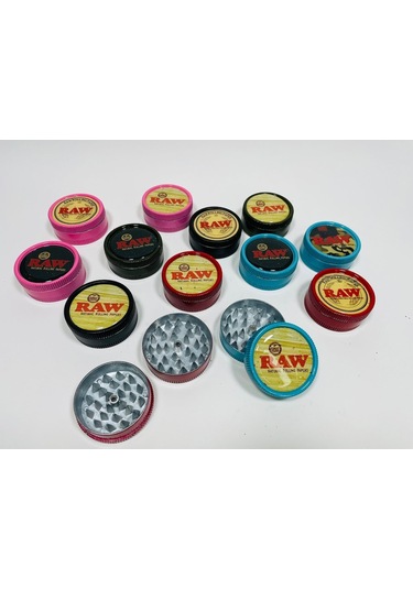 Raw 2Parça Full Metal Tutun Parçalıyıcı Grinder