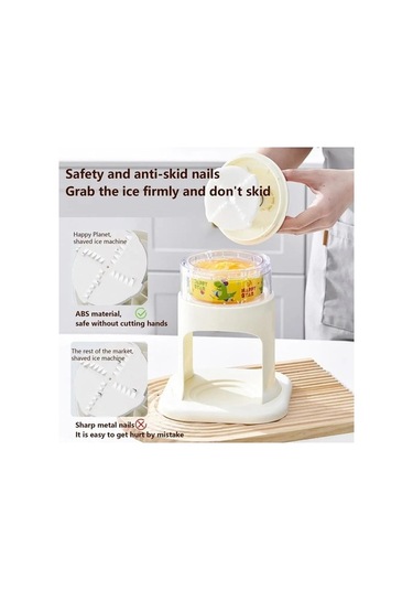 Ulzyvf Buz Kırıcı Ev Buz Yapım Mak. Kaymaz El Beyaz, Küçük Ve Pratik Beyaz