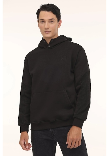 Lotto M-angulo Hoodie 4pr Siyah Erkek Sweatshirt 101887417 Siyah