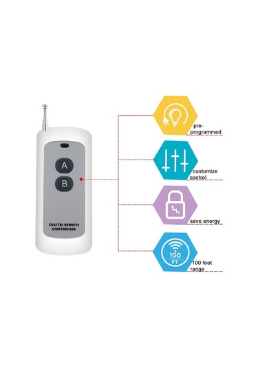 Homyl Evrensel Kablosuz Uzaktan Kumanda Anahtarı Verici Dc 12v 90x35x10mm