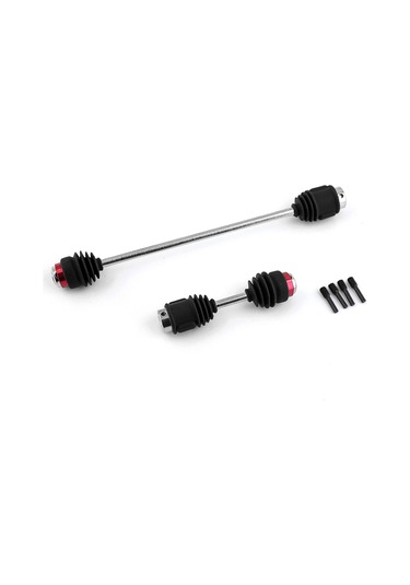 Samdoo Traxxas Summit 1/10 İçin Metal Çelik Merkezi Vites Shaft Seti Cvd防尘lu Yer Değiştirme Parçası Bjm473 Siyah 5650r