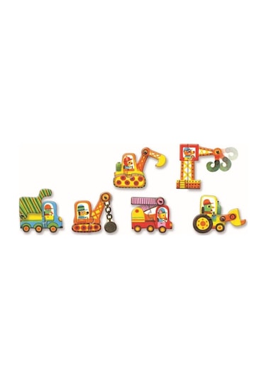 Djeco İkili Puzzle/ Vehicles