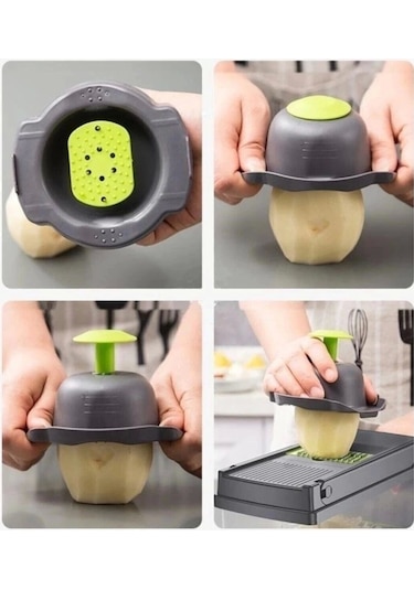 Mzf Çok Fonksiyonlu Sebze Doğrayıcı 13 Parça