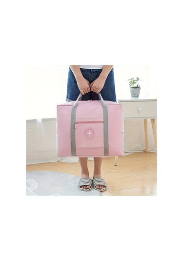 Hightower Yeşil Büyük Kapasiteli Seyahat Çantası Katlanır Portatif Giysi Depolama Çantası Yeşil